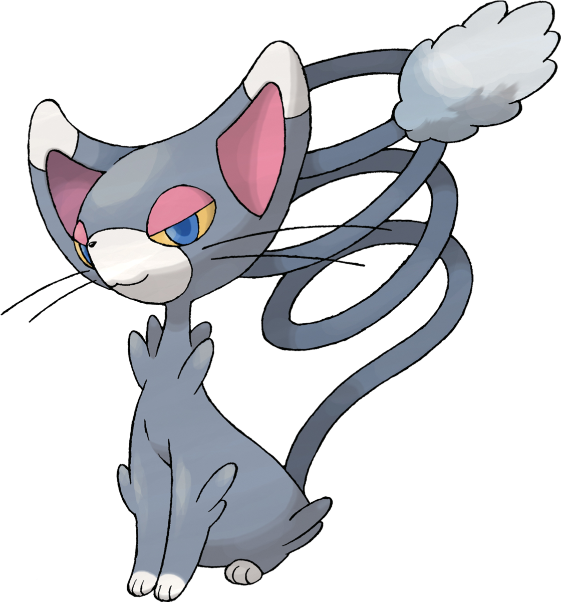 Glameow - Glameow Evolution (1200x1200), Png Download