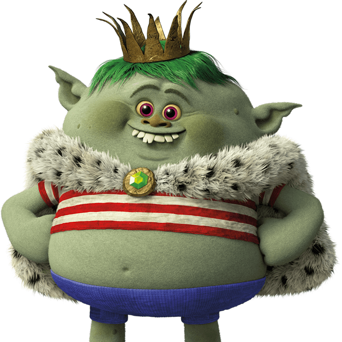 Prince Gristle Trolls Pelicula, Troll Party, Trolls - Troll Characters (678x677), Png Download