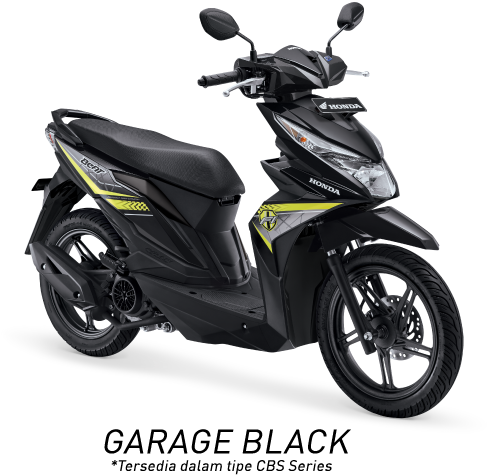 Honda All New Beat Fi Cbs 2016 Otomercon 2 - Honda Beat 2017 Hitam (504x494), Png Download