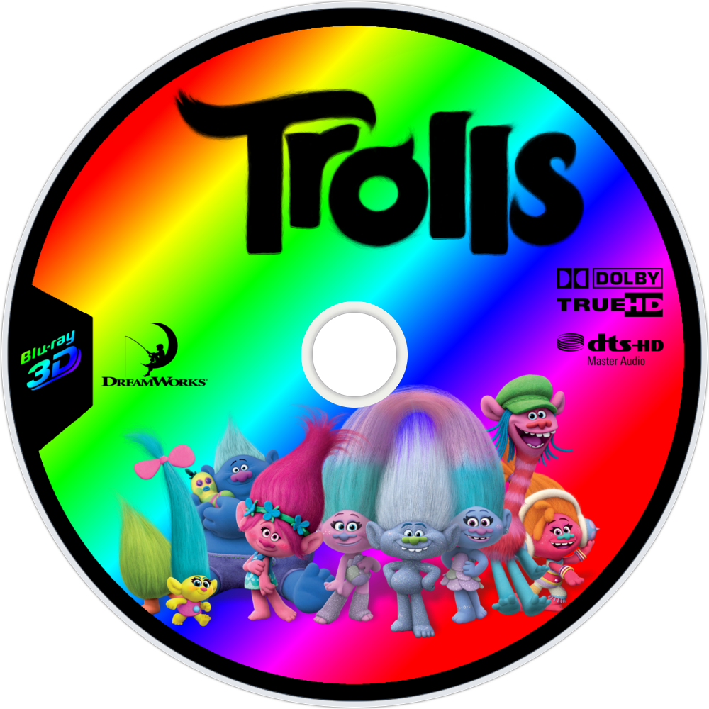 Trolls 3d Disc Image - Ravensburger Troll Ii Puzzle (1000x1000), Png Download