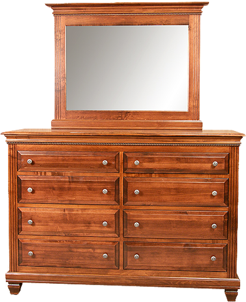 Florentine 63" 8 Drawer Dresser - Chest Of Drawers (500x613), Png Download