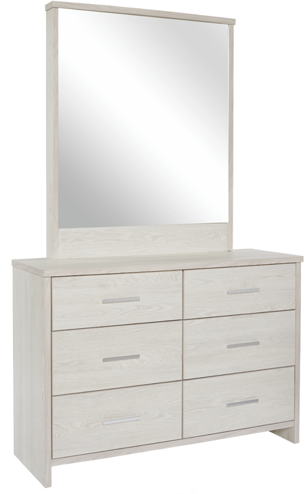 Atlas > Six Drawer Dresser - Chest Of Drawers (1112x730), Png Download