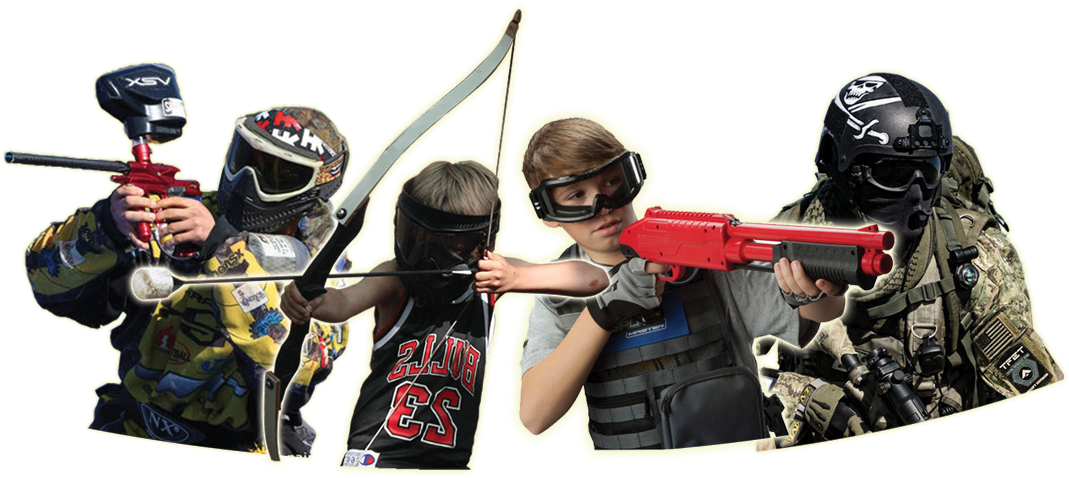 Zone Juinor - Paintball (1087x495), Png Download