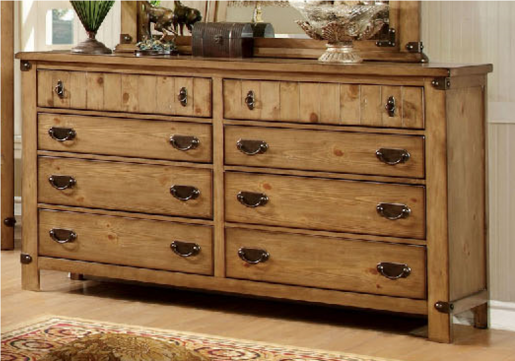 Country Dresser With Mirror (1000x1000), Png Download