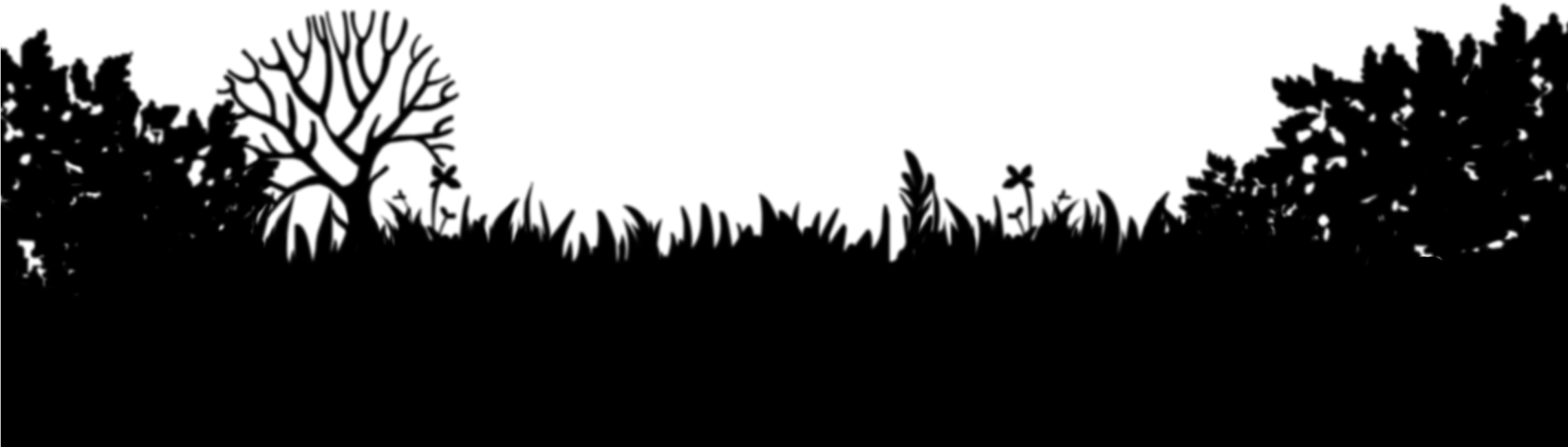 Near Bg - Silhouette (2278x656), Png Download