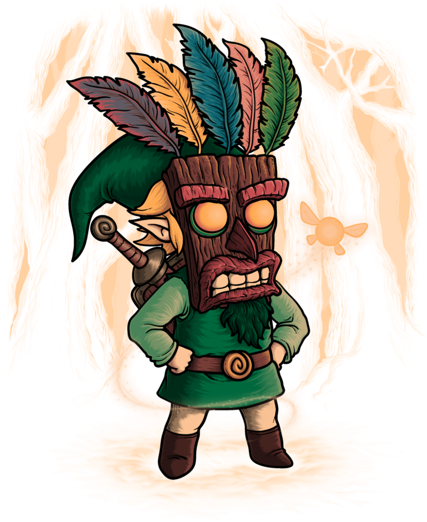 The Legend Of Aku Aku - Aku Aku (571x495), Png Download