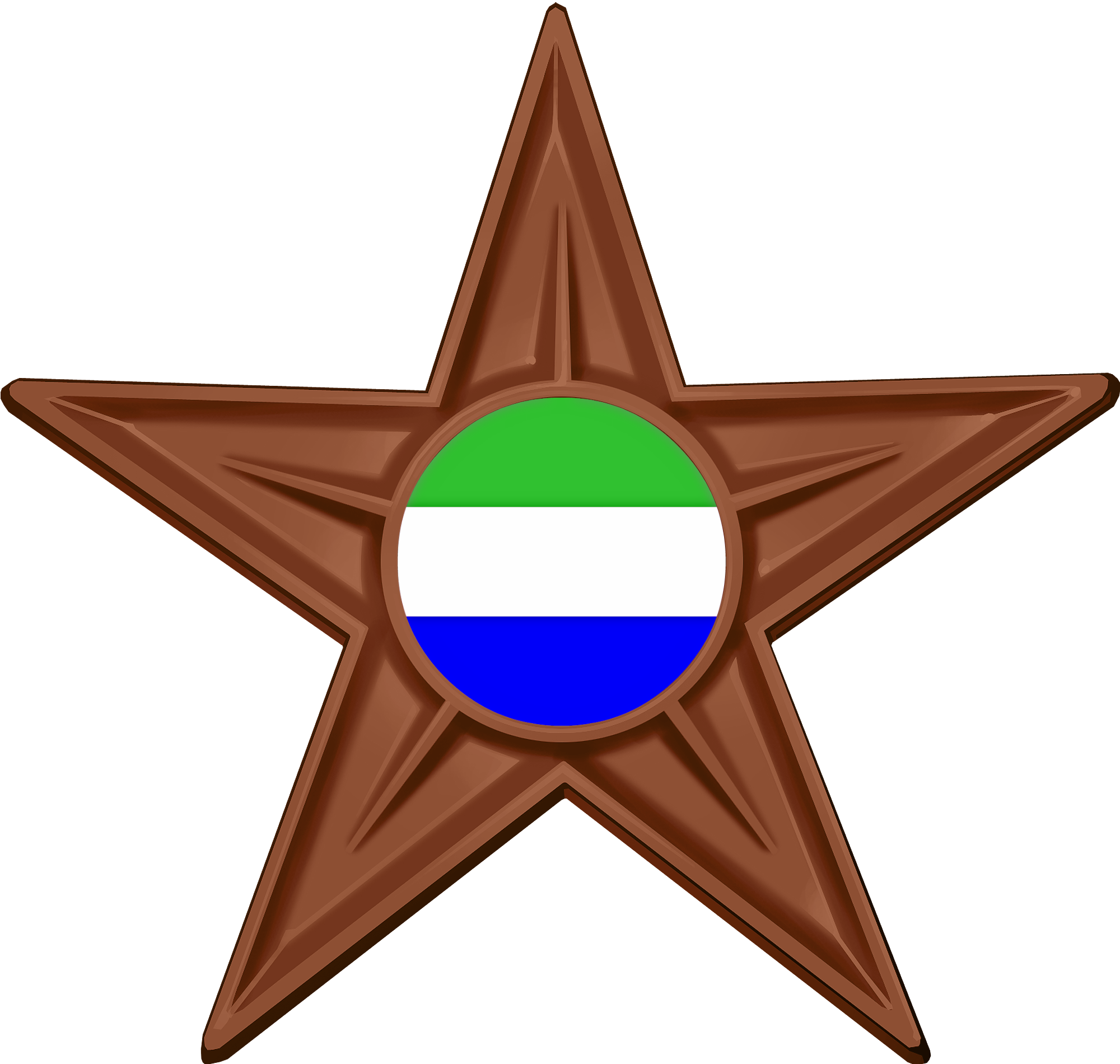 Galápagos Barnstar Flag Orbs (2000x1900), Png Download