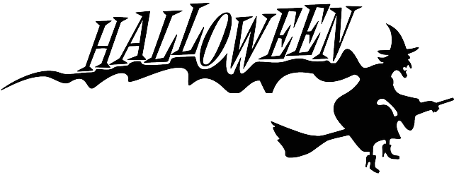 Halloween, Witch, Witchcraft, Broom, Broomstick, Flying - Halloween Png (640x320), Png Download