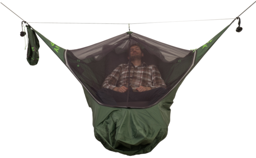 Amok Equipment Draumr Camping Hammock Integrated Bug - 3.0 Hammock Amok Draumr (500x334), Png Download