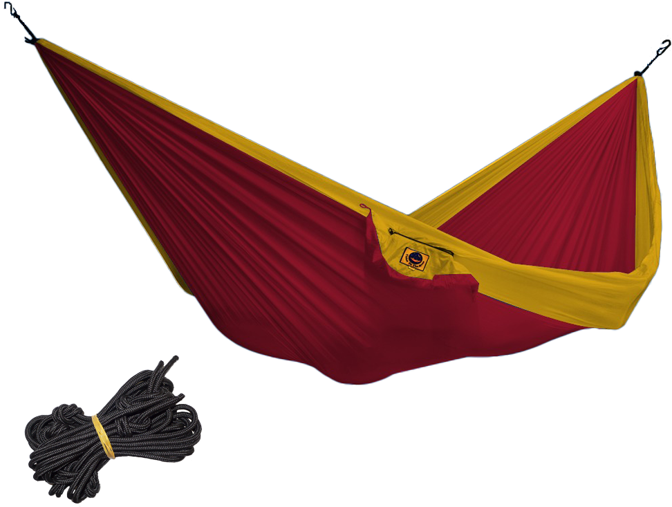 Pack Ahorro Hamaca Y Cuerdas - Donidin Double Hammock + 2 Bonuses, Bright Orange (1000x1000), Png Download