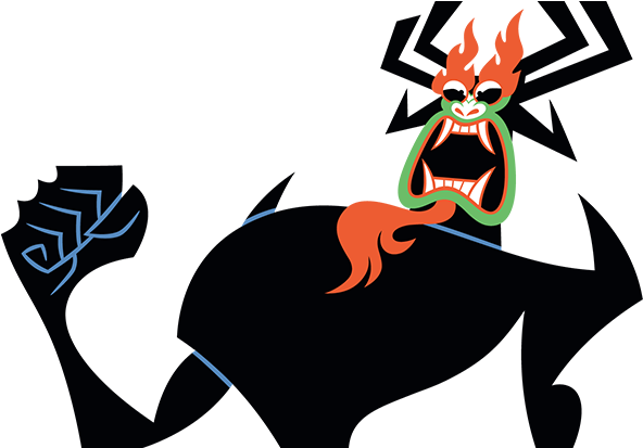 Aku - Samurai Jack Aku Png (1600x412), Png Download