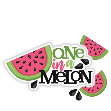 Download Download One In A Melon Title Svg Scrapbook Cut File Cute ...