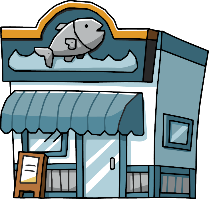 Fisherman Clipart Fish Monger ~ Frames ~ Illustrations - Fish Market Clip Art (732x696), Png Download