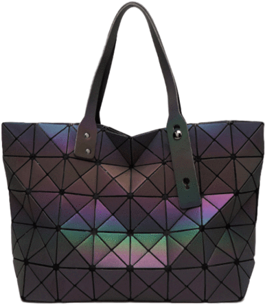 Geometric Luminous Tote Bag - Women Luxury Designer Bags (530x530), Png Download