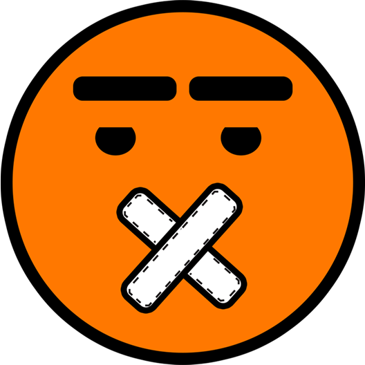 Mute Jumpic - Sticker Mute (528x528), Png Download
