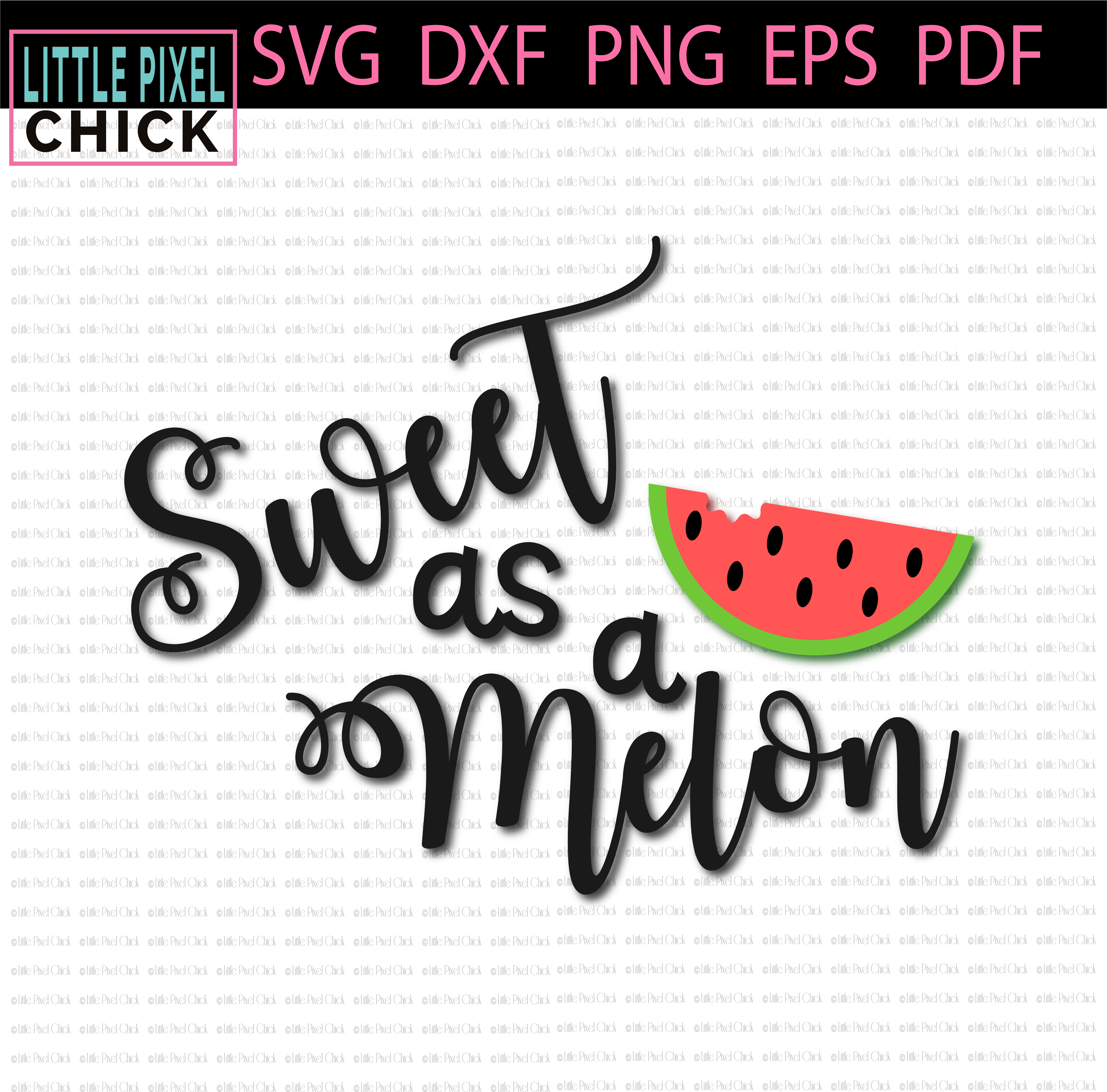 Sweet As A Melon (5834x5834), Png Download