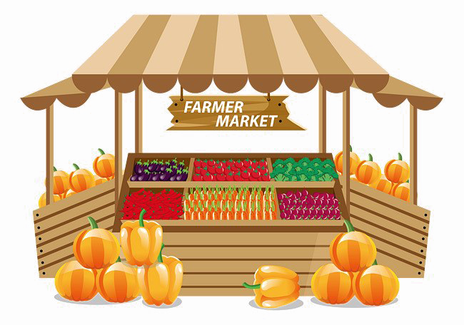 Market Png Photos - Farmers Market Png (650x456), Png Download