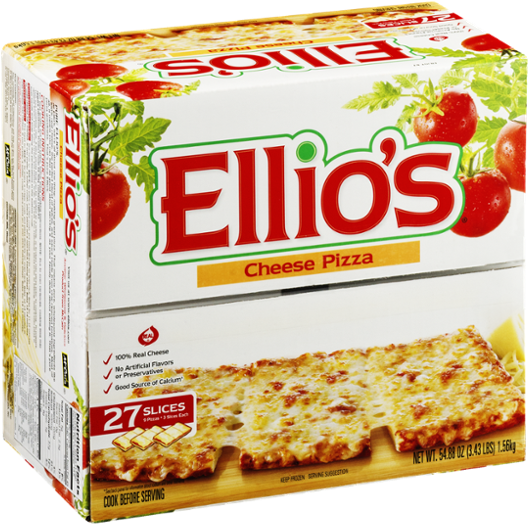 Ellio's Cheese Pizza | Gopuff (600x600), Png Download
