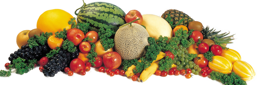 Produce - Learning About Fruits And Vegetables With Abc's (850x283), Png Download
