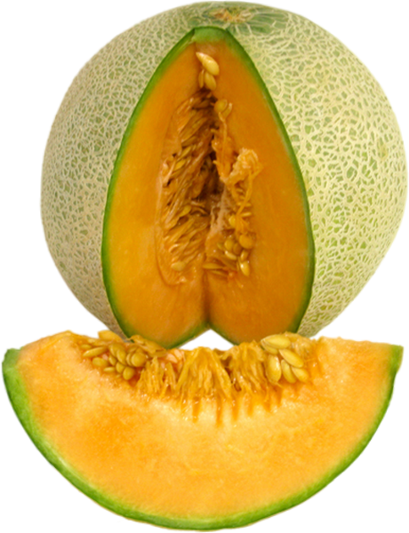 Small Cantaloupe Calories (460x600), Png Download