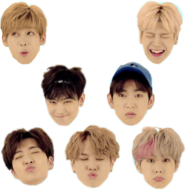 Got Jacksongot Jinyoung Bambam Marktuan Youngjae Jb - Got7 Background (709x726), Png Download