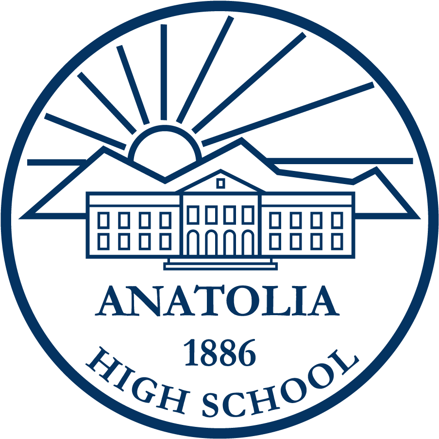 Anatolia High School Logo Blue - Anatolia College (1182x1182), Png Download