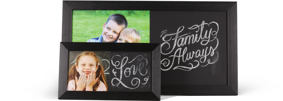Photo Chalkboard Allows You To Combine Your Favorite - Calligraphy (1000x400), Png Download