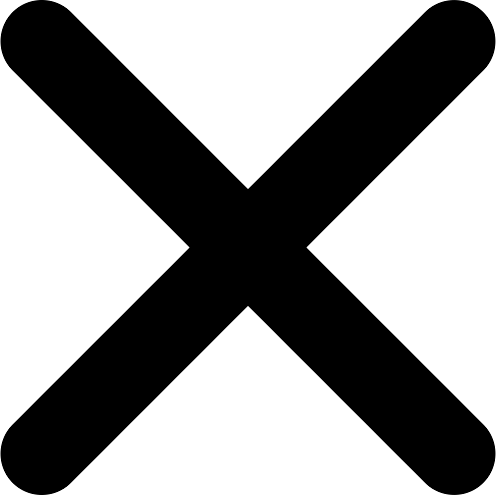 Png File Svg - Cross Mark Png Black (982x980), Png Download