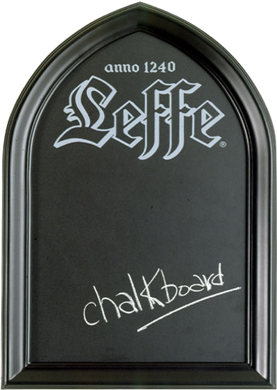 Leffe Chalkboard With Dome Topped Frame - Headstone (431x595), Png Download