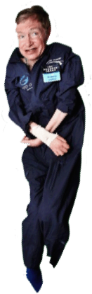 Pale Sadness On Twitter - Stephen Hawking (343x454), Png Download