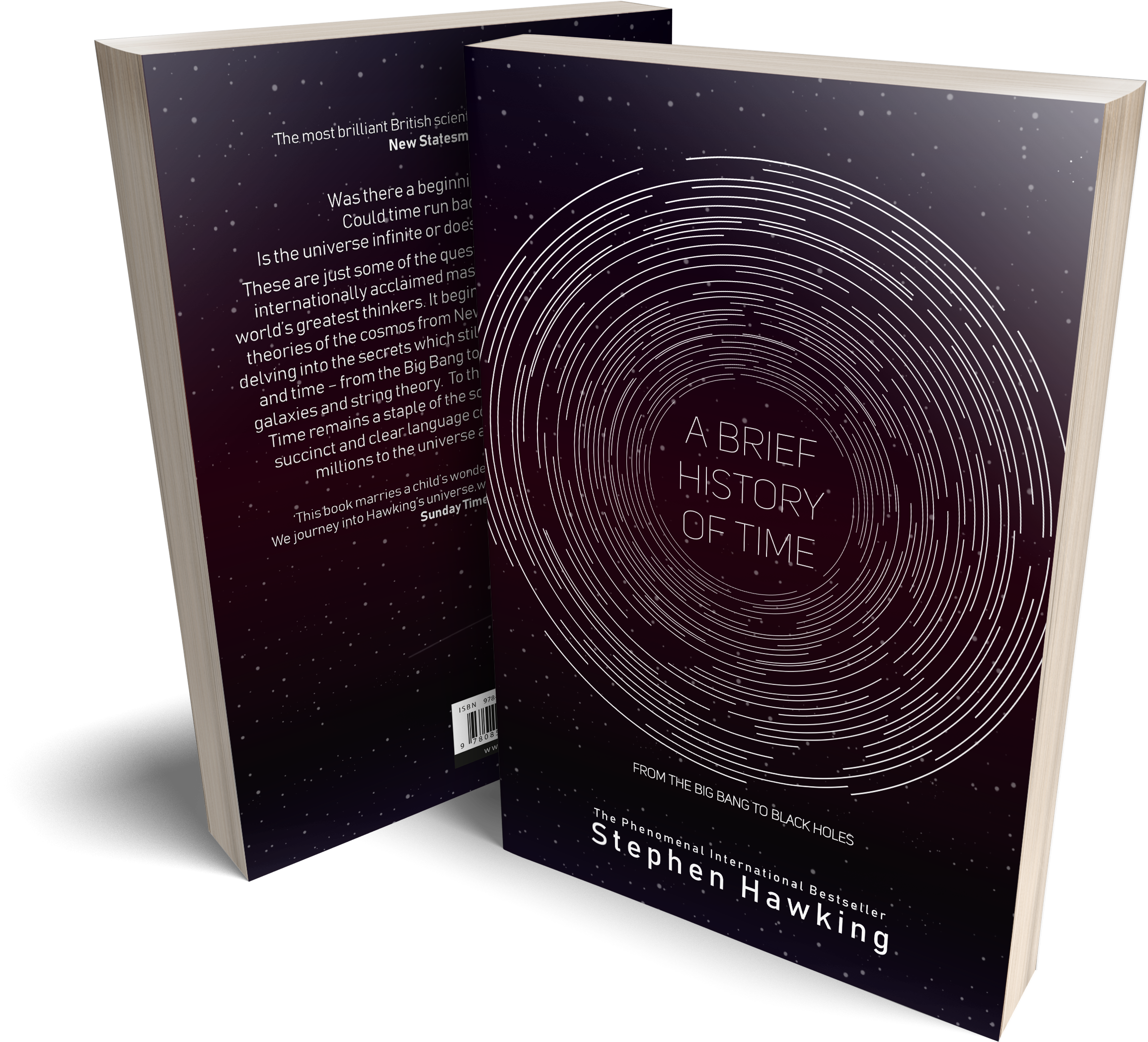 Book Cover Concept Of Stephen Hawking's A Brief History - Book (2667x2667), Png Download