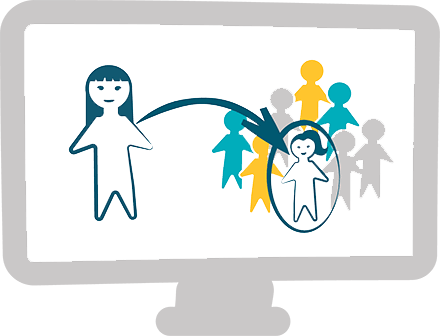 Match Diverse Participants In A Mentoring Program - Illustration (440x336), Png Download