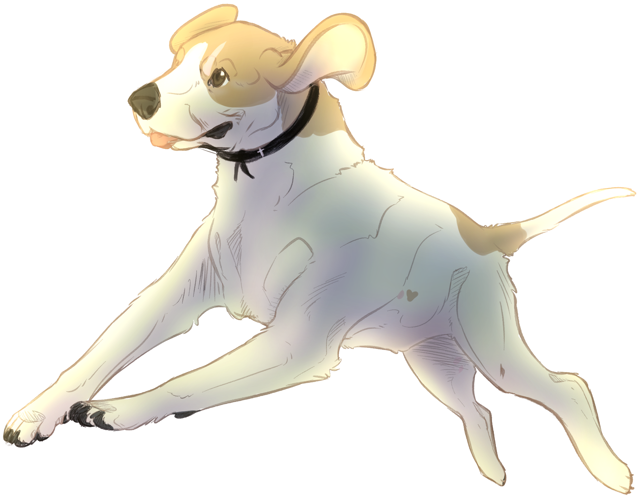 Jump Rope - English Foxhound (2396x1887), Png Download