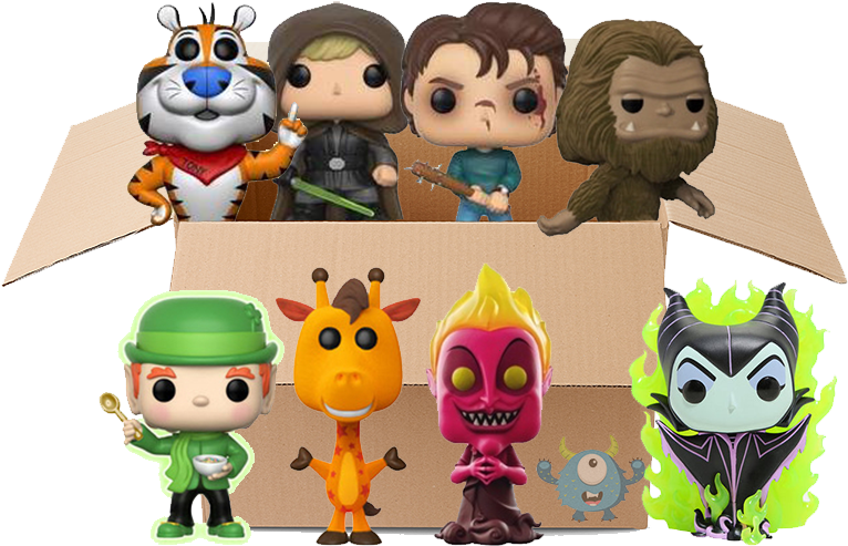 Mystery Box Gorlocks Garage - Funko Pop Mystery Box (800x800), Png Download