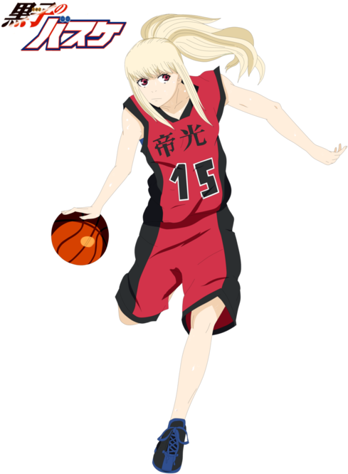 Anime, Basketball, And Blondie Image - Sports Anime Girl Basketball (500x687), Png Download