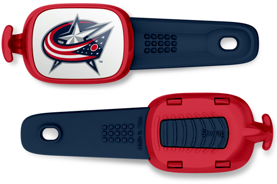 Columbus Blue Jackets Stwrap - Columbus Blue Jackets Nhl 8"x8" Die Cut Car Decal By (550x400), Png Download
