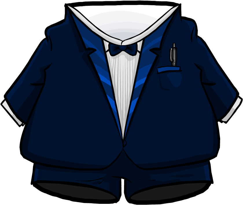 Navy Royale Tux Icon - Wiki (840x708), Png Download