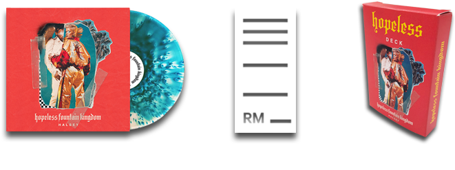 The Hopeless Deck Will Wager Your Luck And Put Your - Halsey - Hopeless Fountain Kingdom (675x249), Png Download