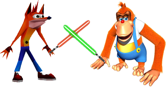 184kib, 565x295, Woah Vs He - Woah Crash Bandicoot Gif (565x295), Png Download