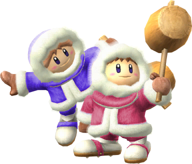 Ice Climbers 4 - Super Smash Bros 4 Ice Climbers (384x328), Png Download