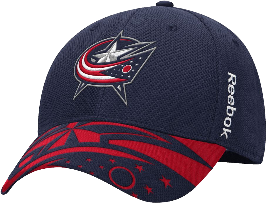 Columbus Blue Jackets 2015 Draft Cap - Columbus Blue Jackets Reebok Nhl Basics Slouch Adjustable (934x934), Png Download