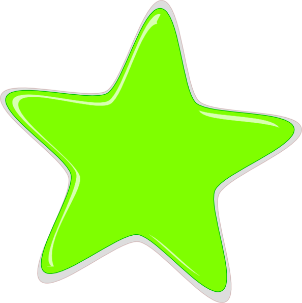 How To Set Use Green Star Editedr Clipart (594x595), Png Download