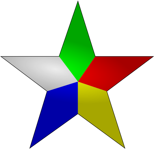 File - Druze Star-simple - Svg - Druze Star (600x600), Png Download