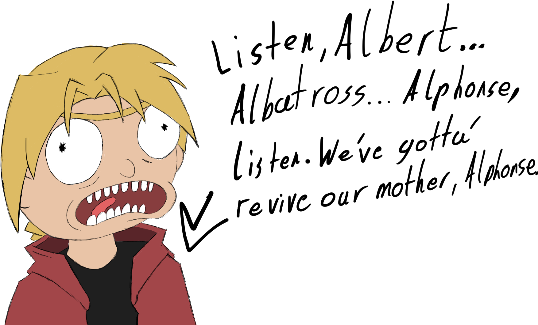 A ****** Drawing Of Mine Being Relevantwoah - Cartoon (1920x1080), Png Download