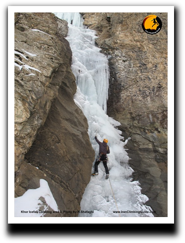 The River Is Accessible - Ice Climbing (372x487), Png Download