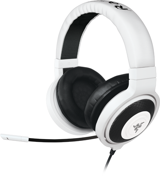 Razer Kraken Pro 2015 Analog Gaming Headset - White (800x600), Png Download