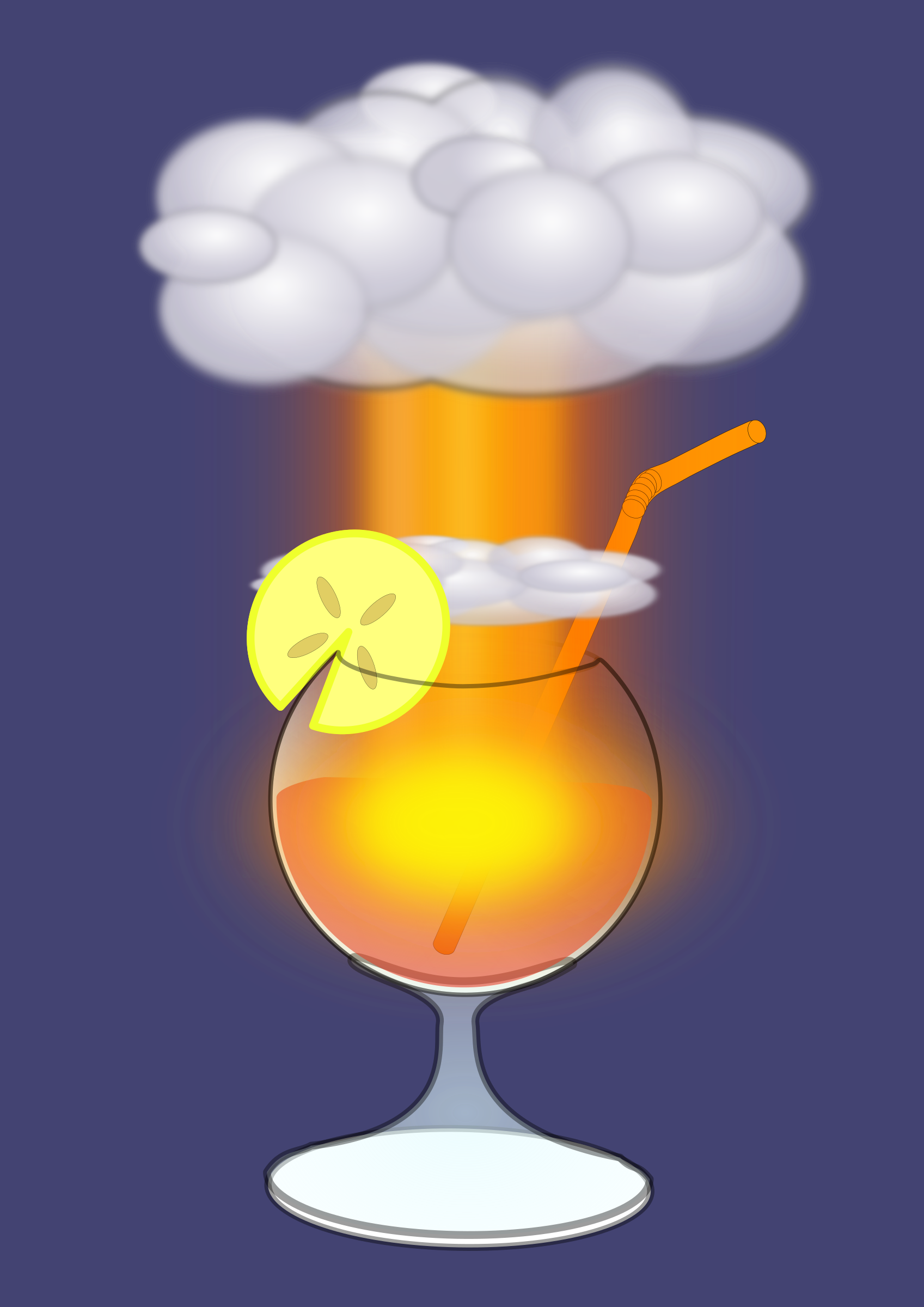 This Free Icons Png Design Of Radioactive Cocktail (1697x2400), Png Download