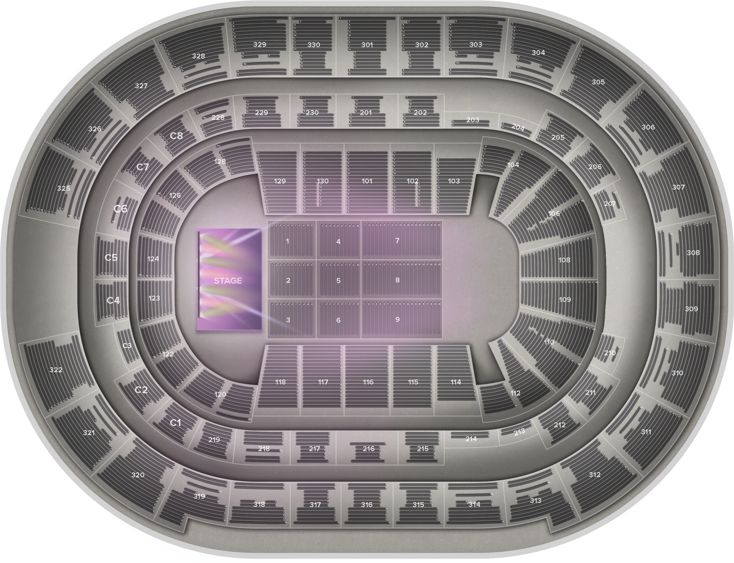Amalie Arena Section 309 Row L (2560x1936), Png Download