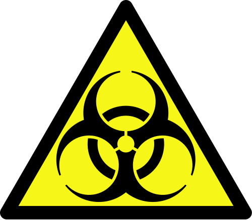 Biohazard Symbol (500x438), Png Download