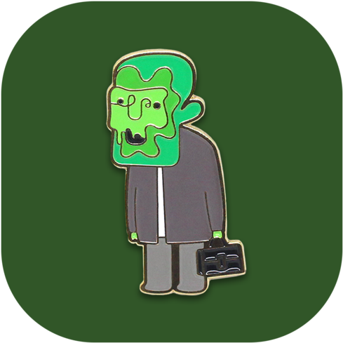 Radioactive Dave - Illustration (530x530), Png Download